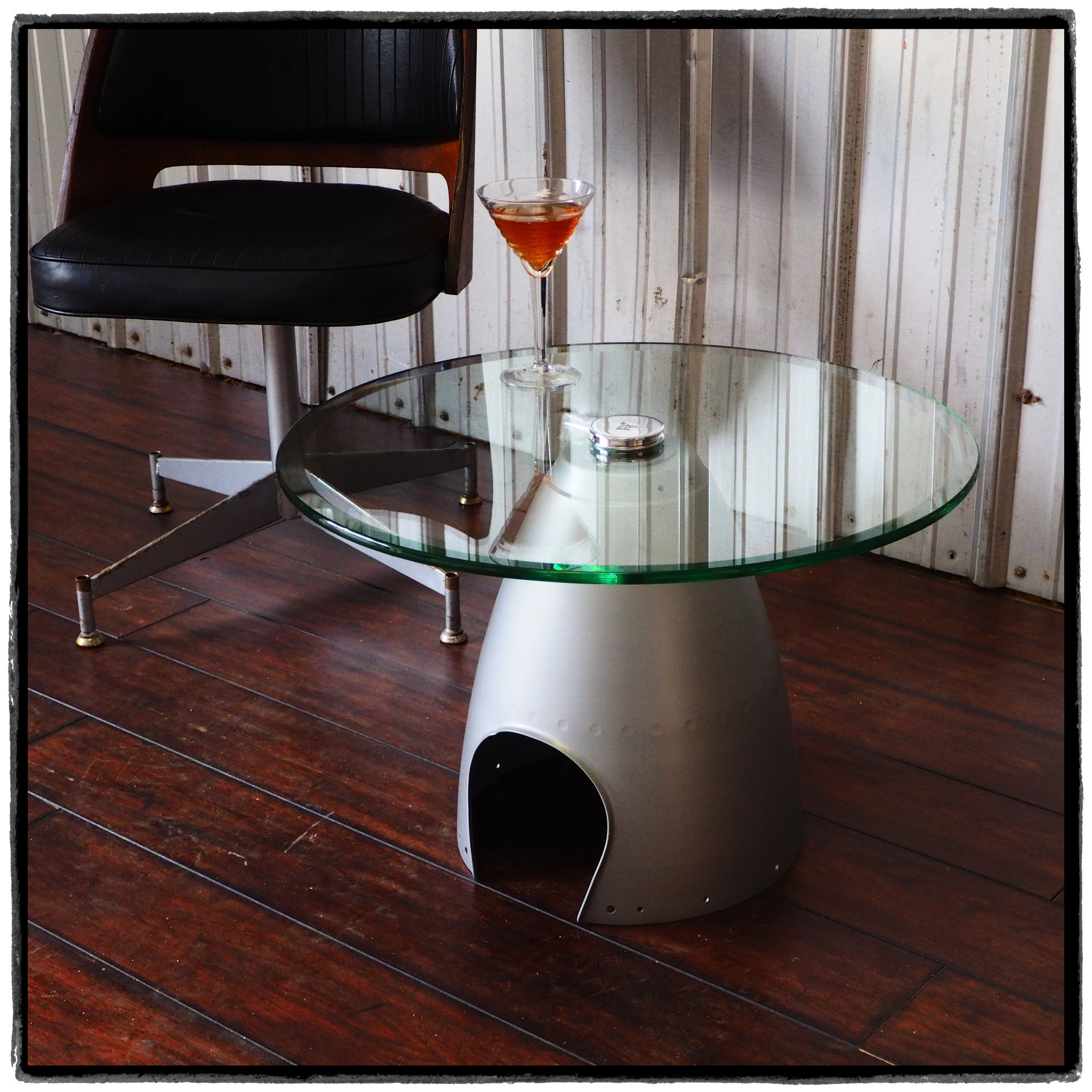 space age coffee table