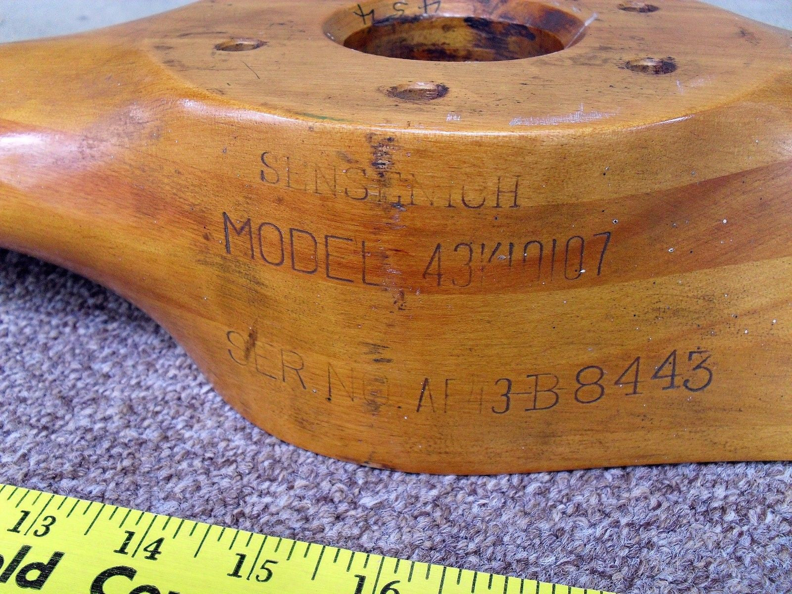 sensenich wood propeller serial numbers