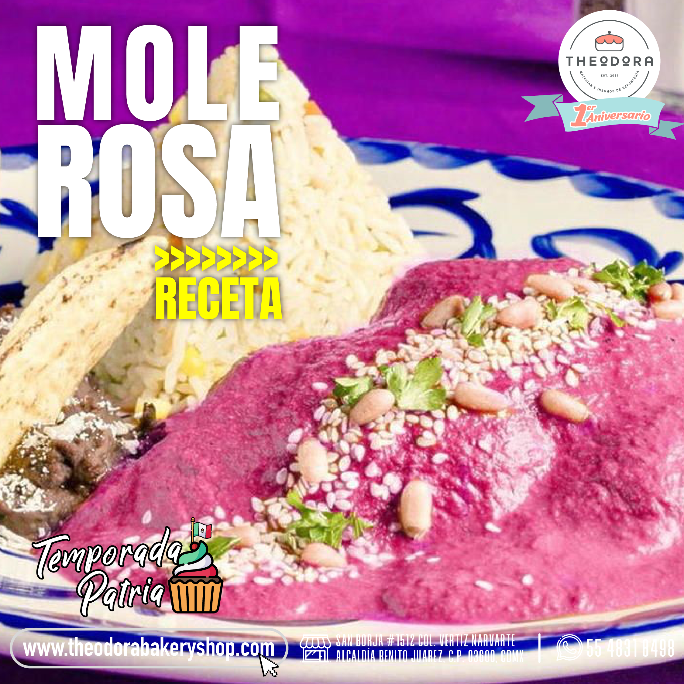 Mole rosa – Theodora Bakery Shop