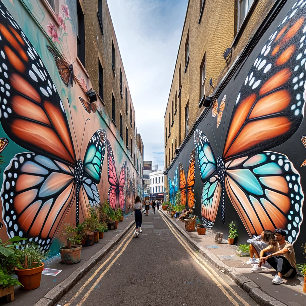 Butterfly Lane Canvas