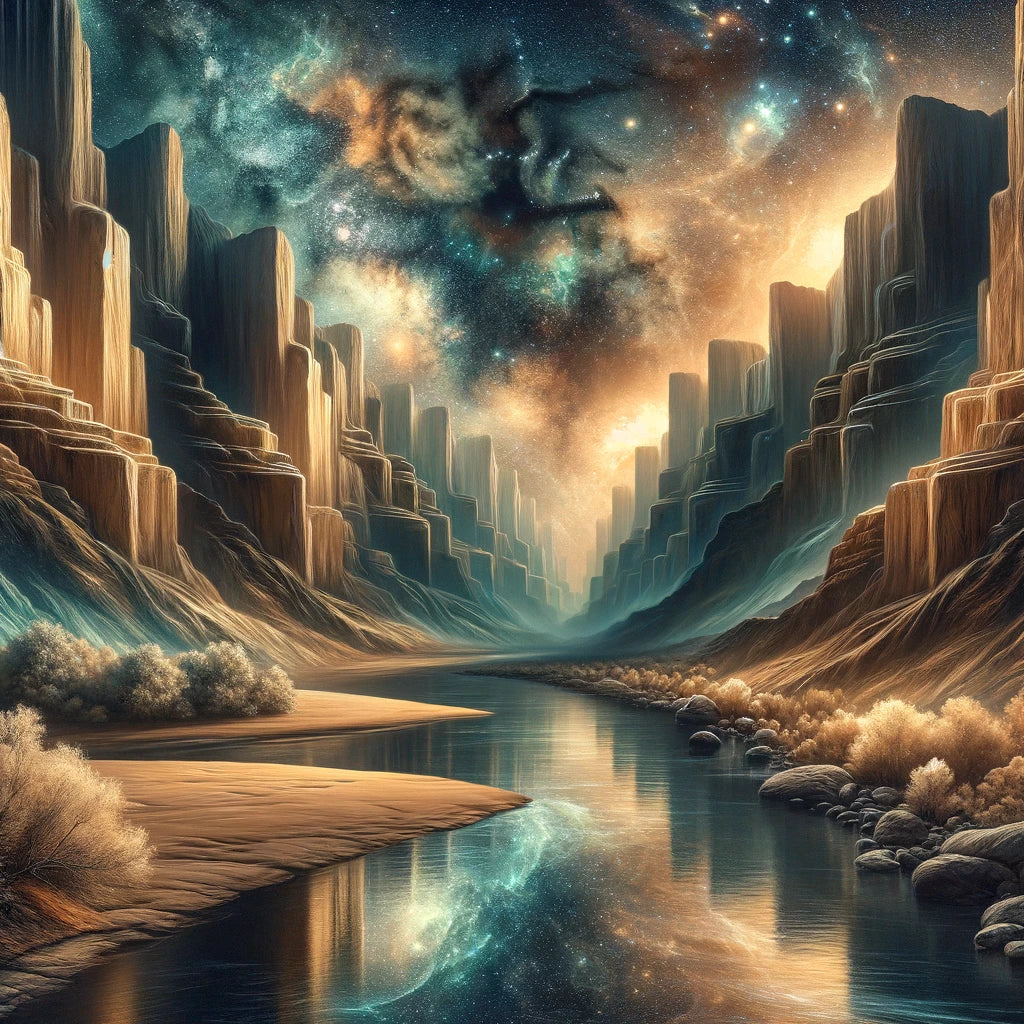 Cosmic Canyon Canvas