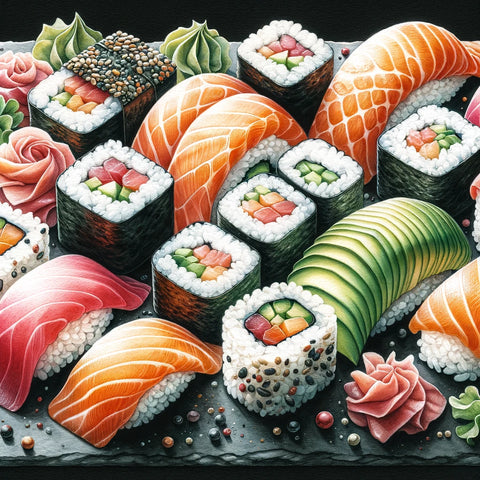 Sushi Spectrum Canvas