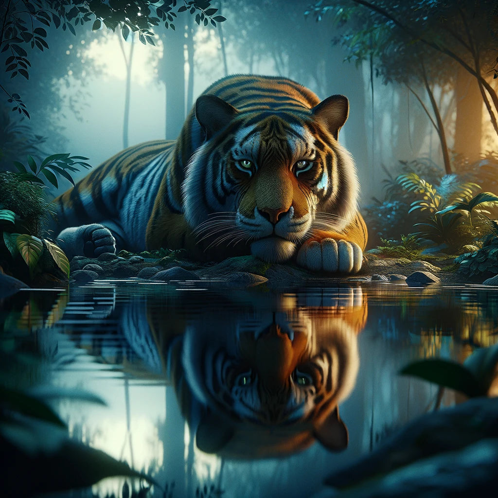 Twilight Tiger Canvas