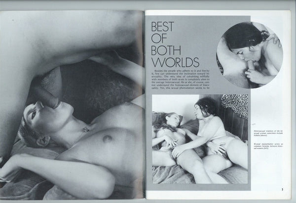 Lesbian Sex Magazines - Bisexual #1 Marquis Press 1973 Vintage Bisexual Porn Magazine 64pg Har â€“  oxxbridgegalleries