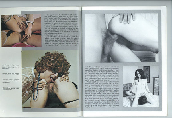 Bisexual Vintage Magazines - Bisexual #1 Marquis Press 1973 Vintage Bisexual Porn Magazine 64pg Har â€“  oxxbridgegalleries