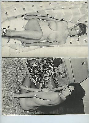 Vintage Magazine Nude Models - PHOTO BUTTON SERIES #4 Vintage Girlie Magazine 1960 Nude Female Pin-Up â€“  oxxbridgegalleries