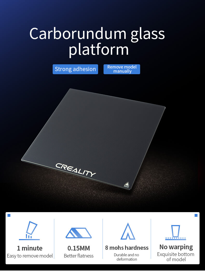 Creality Carborundum Glass Platform-1