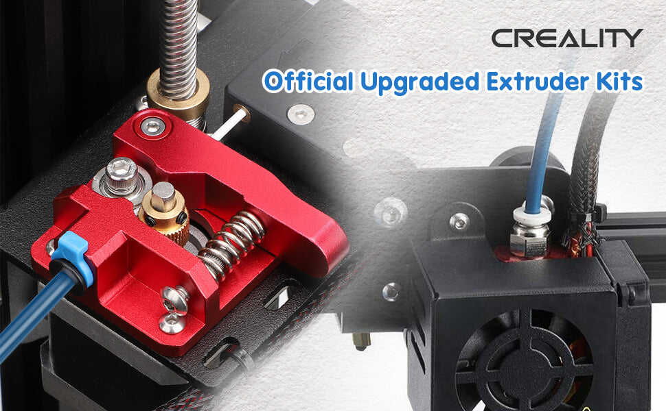  Creality Upgrade Ender 3 Extruder, Ender 3 V2 Upgrades Metal  Extruder Aluminum MK8 Bowden Extruder 40 Teeth Drive Gear for Ender 3 Pro/ Ender 5 Pro/Ender 5 Plus/CR-10 Series 3D Printer 