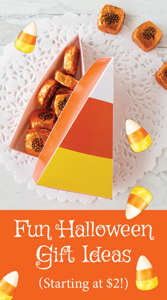 Halloween Gift Ideas - Candy Corn Gift Box
