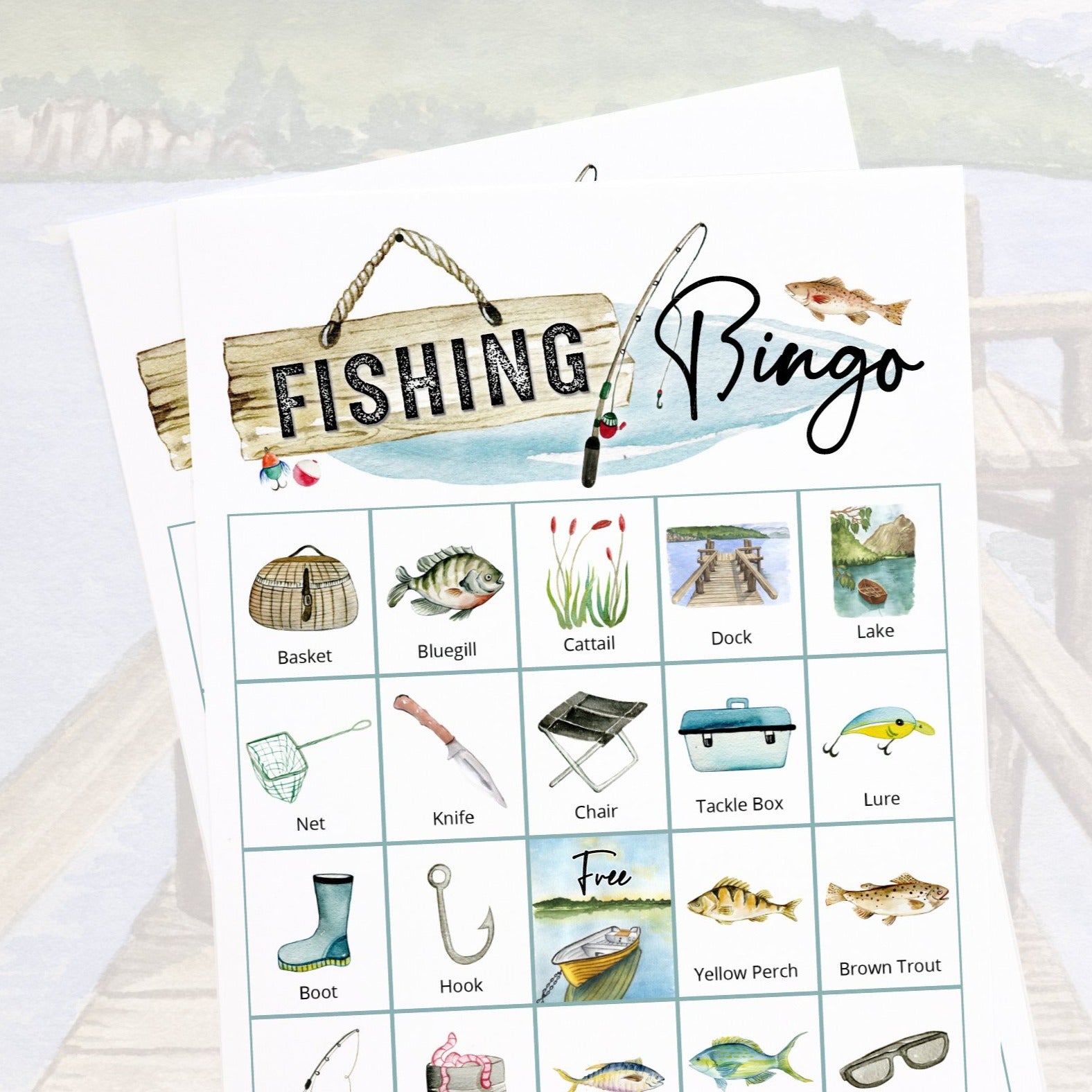 Fishing Bingo – Greengate Images