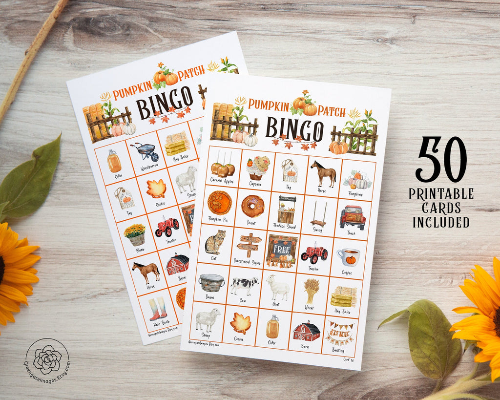 Pumpkin Patch Bingo – Greengate Images