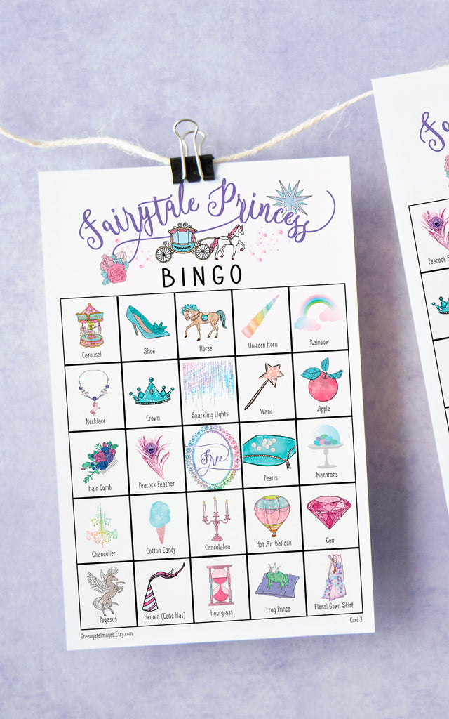 Fairytale Princess Bingo – Greengate Images