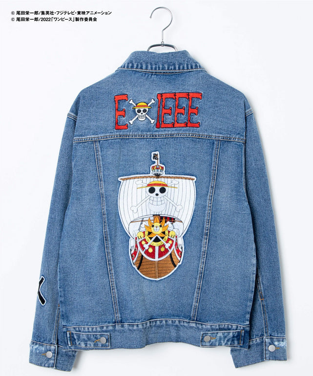 【『ONE PIECE』×EXIEEE 】ワッペンオーバーデニムジャケット