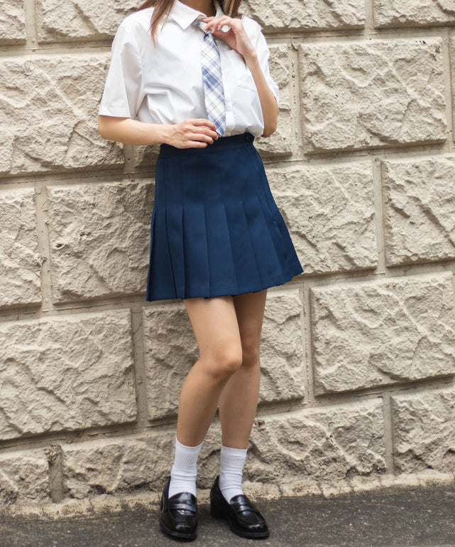 百貨店 nuovo プリーツスカート ひざ丈 黒 無地 大きいサイズ ストレッチ FS45791-9 FOLK 事務服 オフィス 女性 事務 仕事着  受付 医療事務