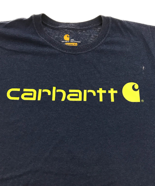 90's carharrt カーハート スターセンターロゴ Tシャツ - Tシャツ