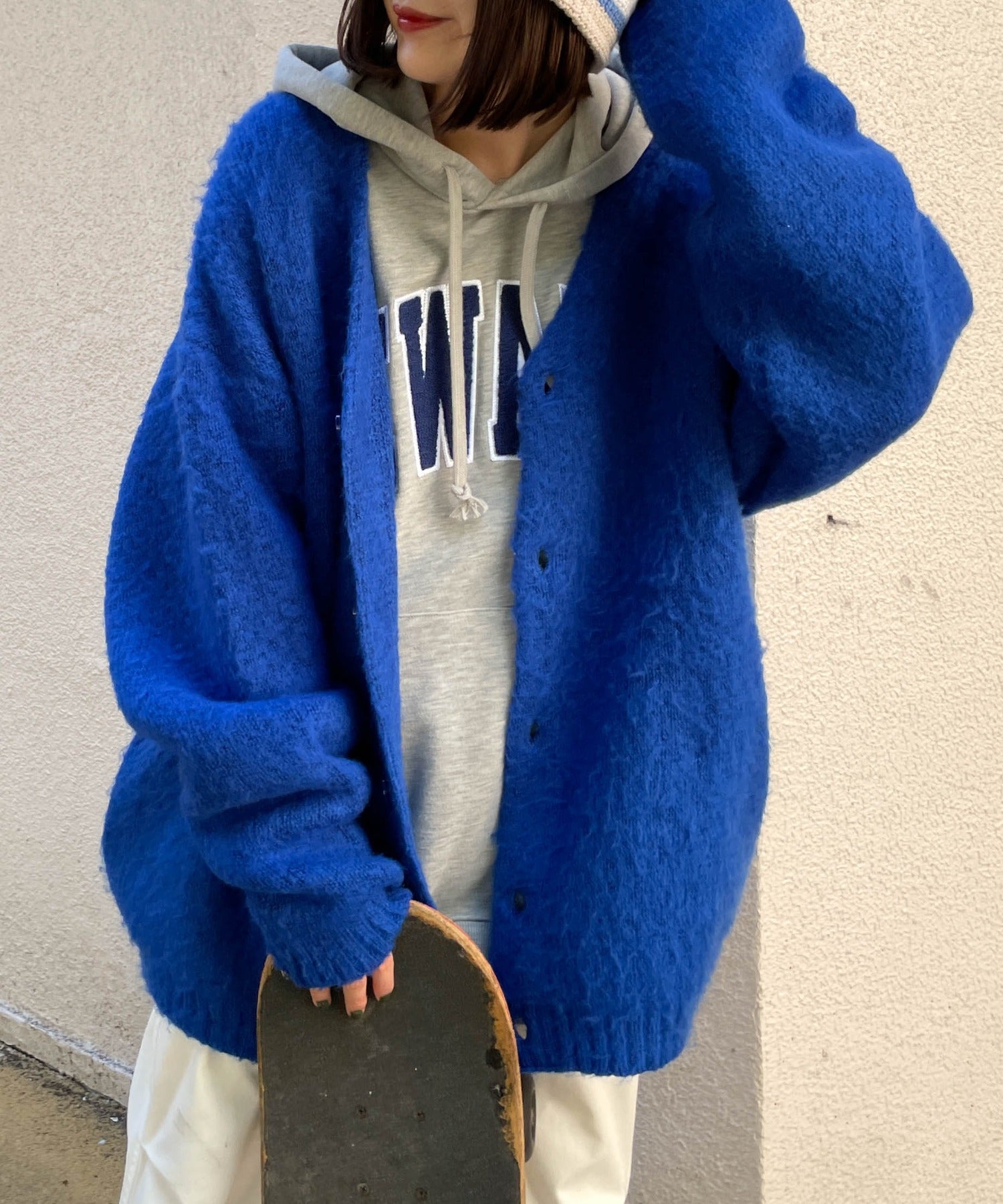 6 (ROKU) SLUB MIX CARDIGAN/カーディガン | viratindustries.com