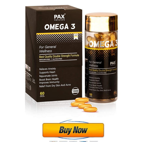 Pax Naturals Omega 3 Fish Oil Capsules