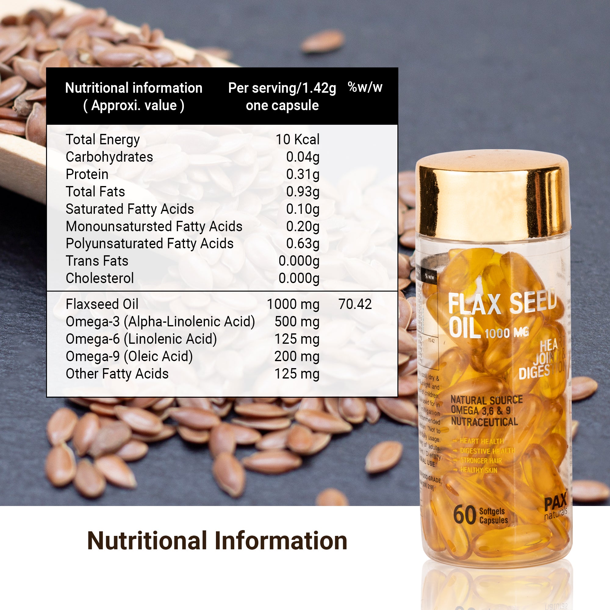 flaxseed oil capsules ingredients