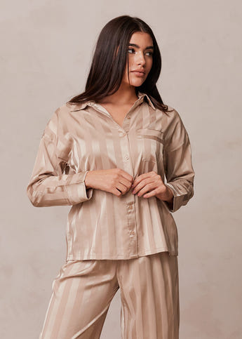 artdear, Intimates & Sleepwear, Home Swear Inon Satin Pajama Silver