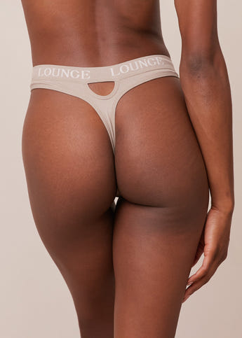 Essential Thong - Mink – Lounge Underwear