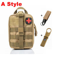 Molle Tactical First Aid Kits Medical Bag Emergency Outdoor Army Hunting Car Emergency Camping Survival Tool Military EDC Pouch - Micbros