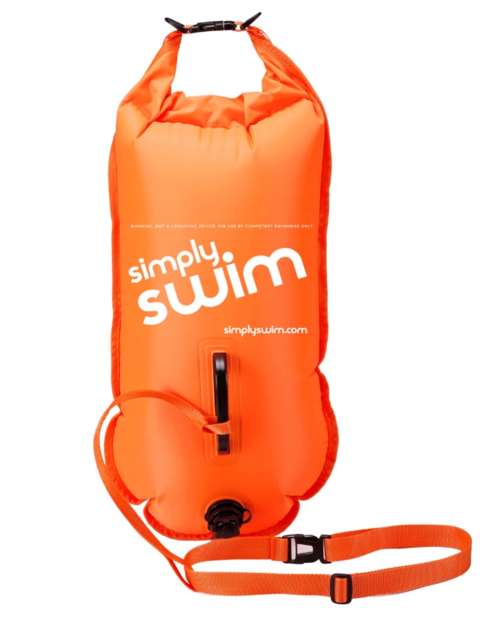 Simply Swim Fluorescent Swim Safety Buoy & Tow Float - Integral 28L Dry ...