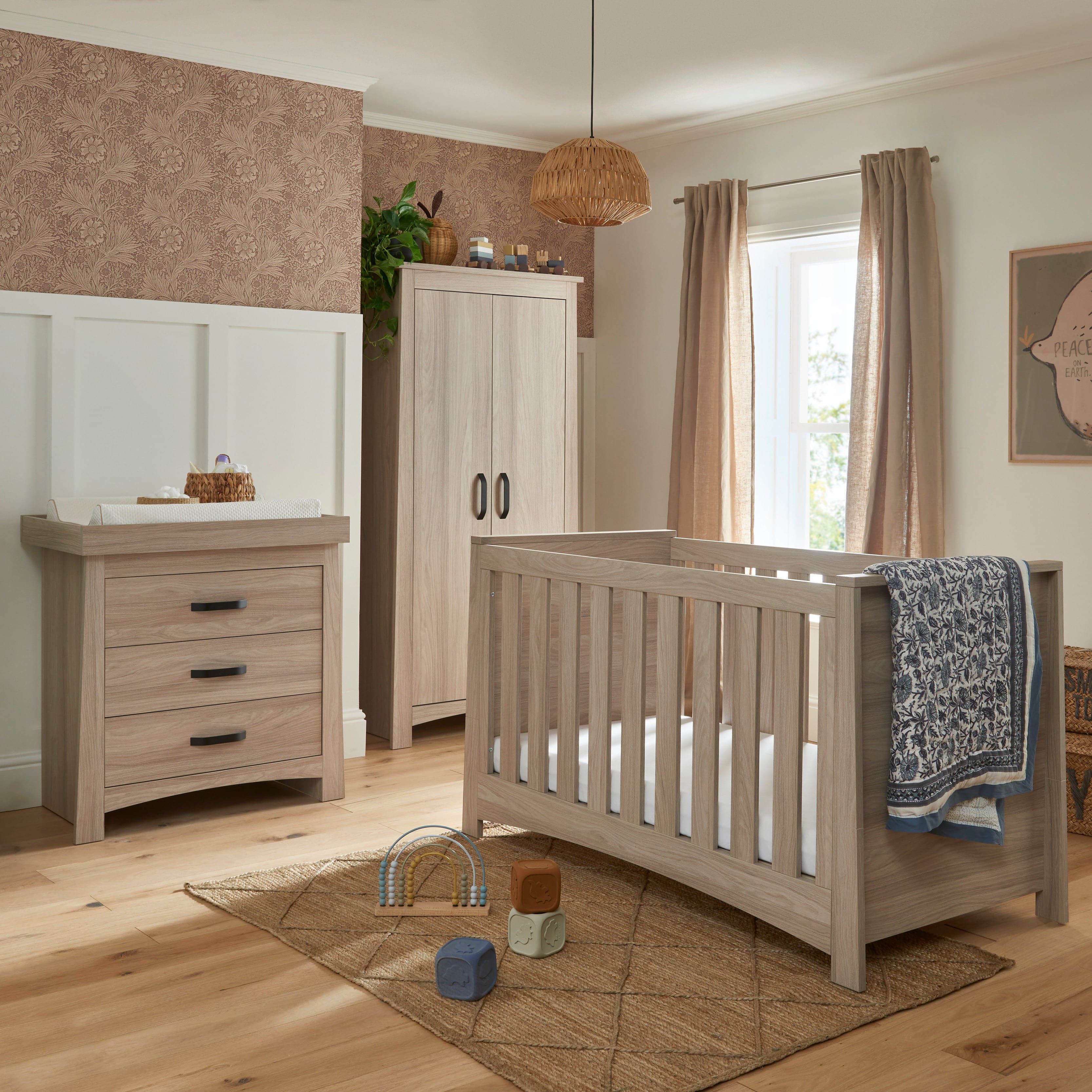 Cuddleco Isla 3 Piece Nursery Furniture Set - Ash - For Your Little One product image