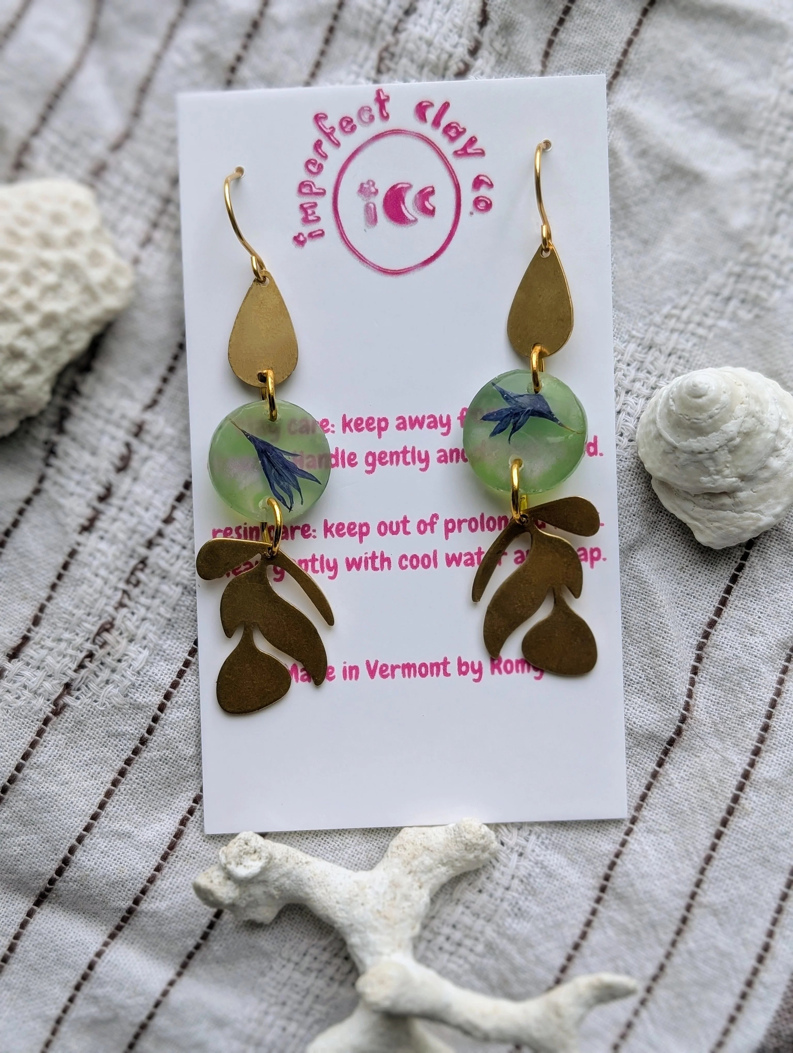 Cornflower Earrings
