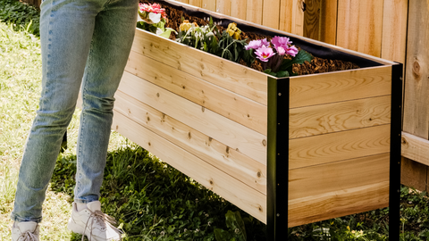 Cedar Planters Raised Garden Bed