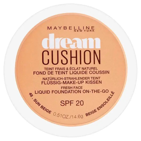 Image of Maybelline Dream Cushion Liquid Foundation - 48 Sun Beige