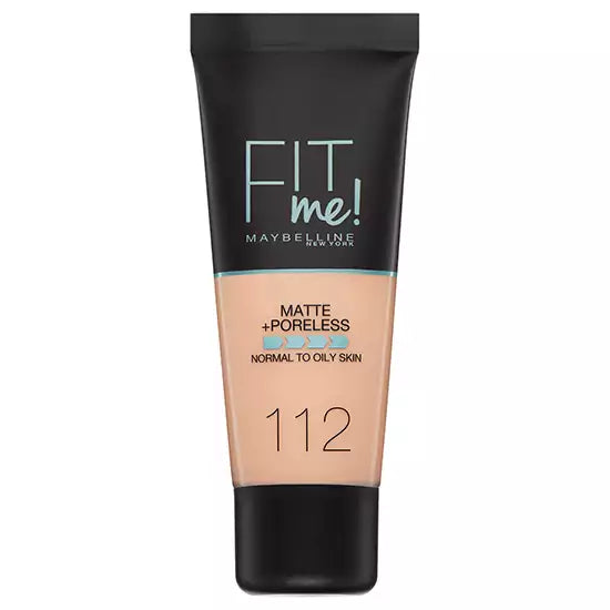 Image of Maybelline Fit Me Matte + Poreless Foundation - 112 Soft Beige