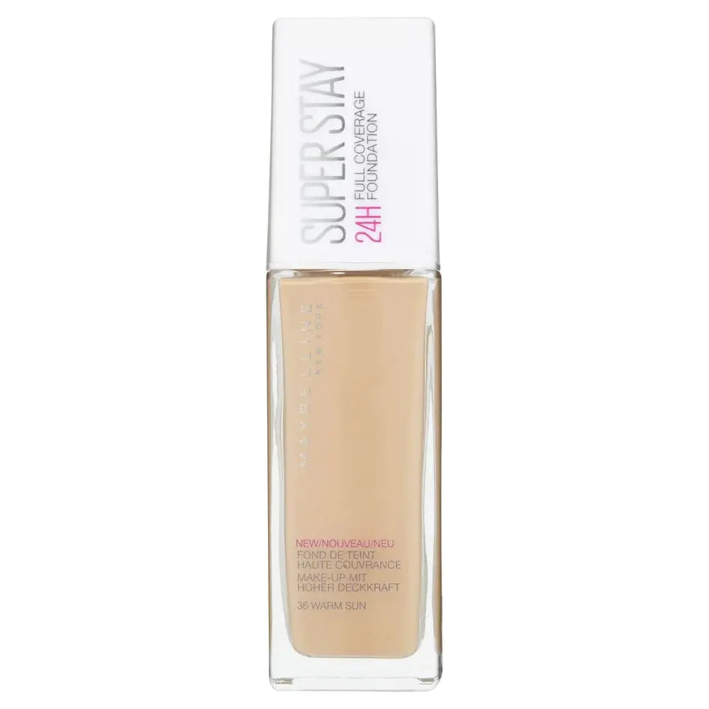 Image of Maybelline Superstay 24H Full Coverage Foundation - 36 Warm Sun