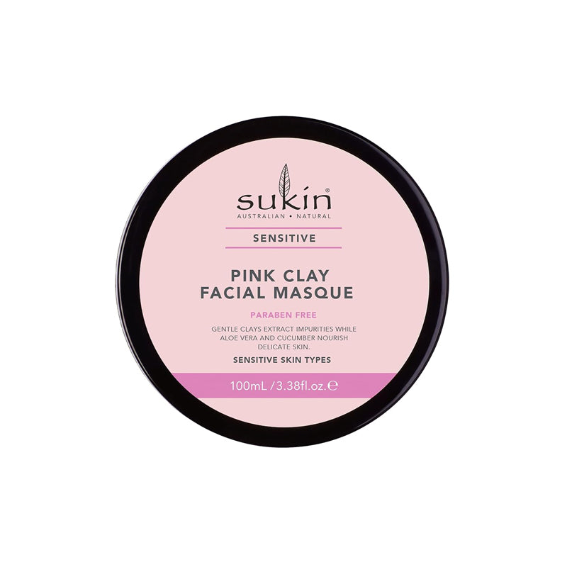 Image of Sukin Natural Skincare Sensitive Pink Clay Facial Masque 100ml