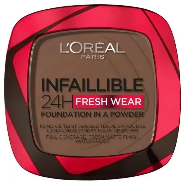 Image of L'Oreal Infaillible 24H Fresh Wear Foundation Powder 390 Ebony