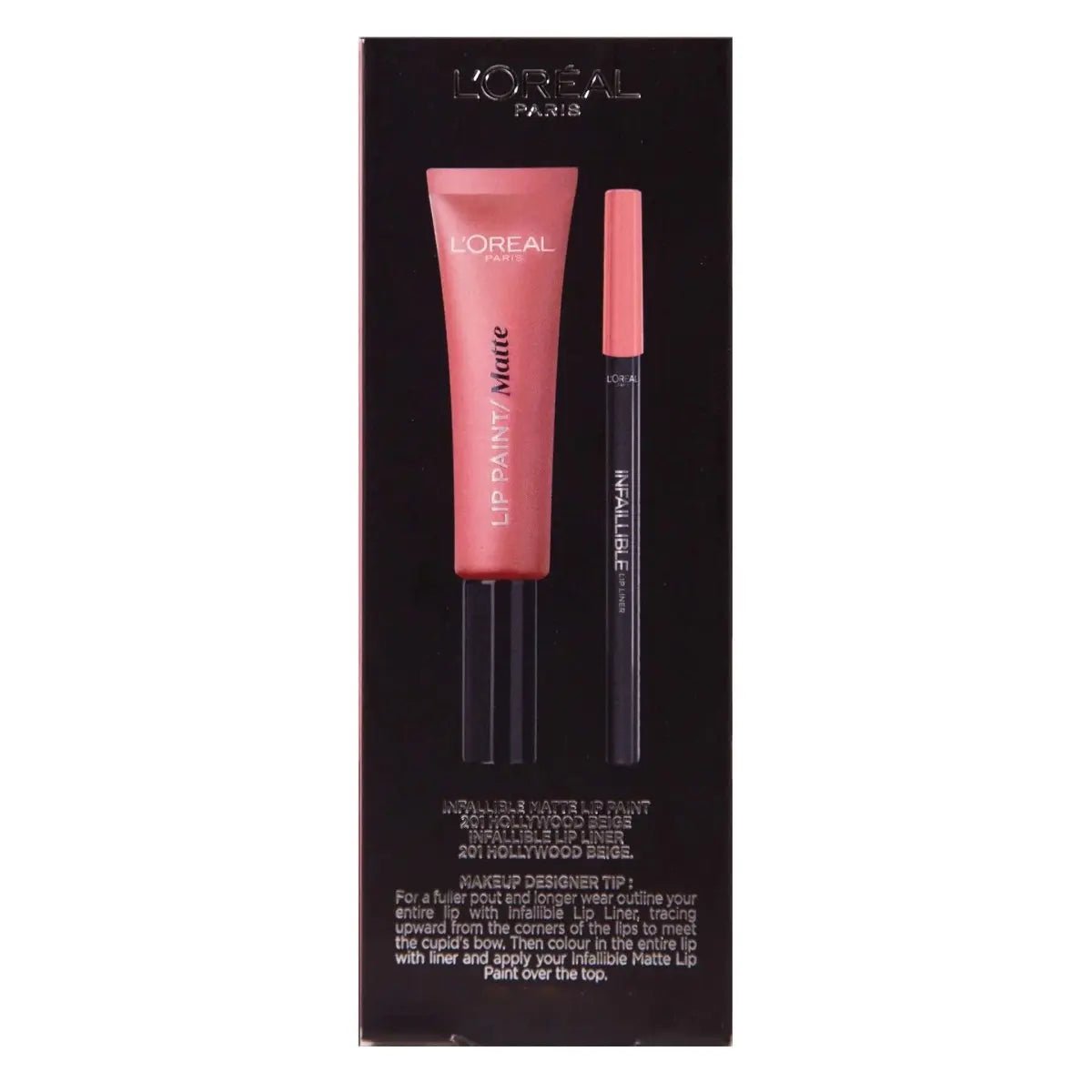 Image of L'Oreal Lip Kit Paint Matte Liquid Lipstick & Lip Liner