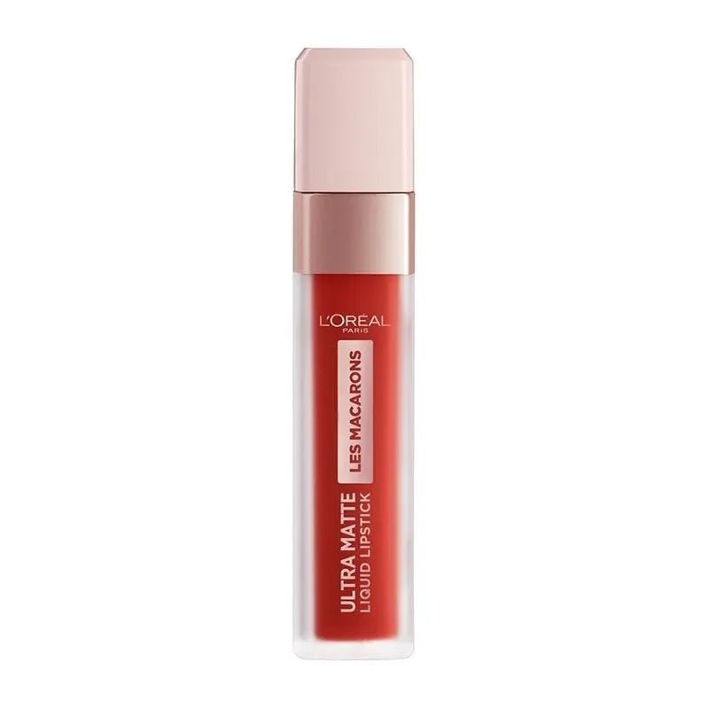 Image of L'Oreal Ultra Matte Liquid Lipstick Les Macarons - 832 Strawberry Sauvage