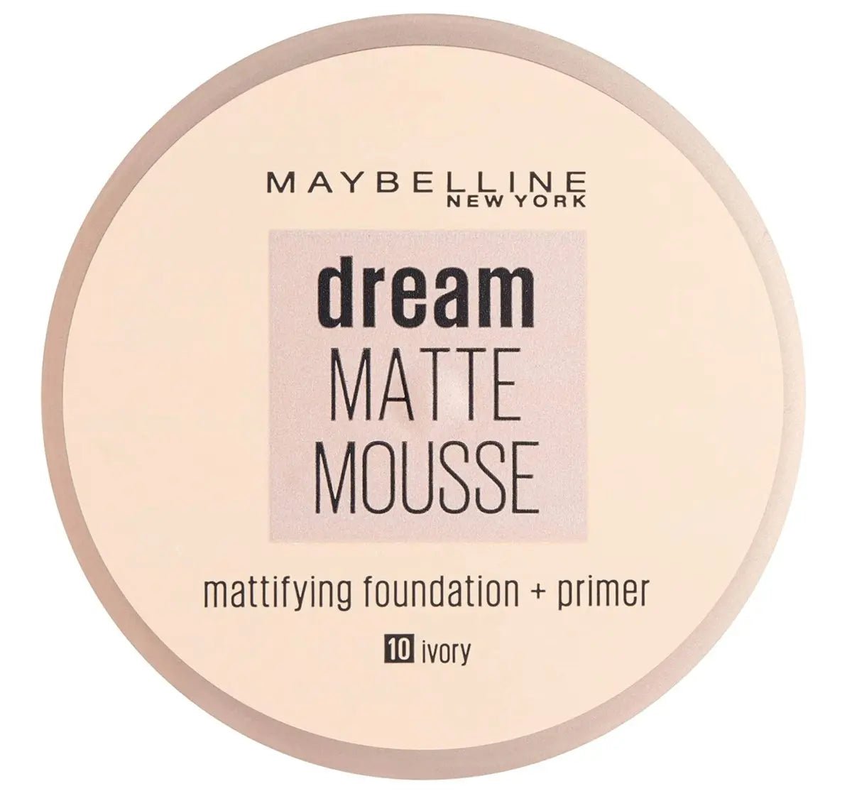 Image of Maybelline Dream Matte Mousse Foundation - 10 Ivory