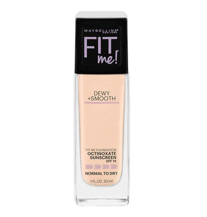 Image of Maybelline Fit Me Dewy + Smooth Foundation - Porcelain
