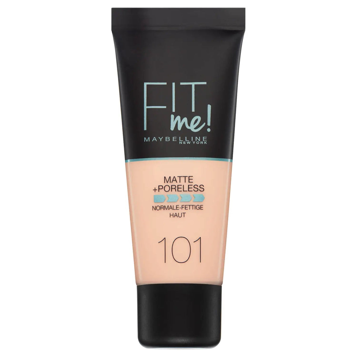 Image of Maybelline Fit Me Matte + Poreless Foundation - 101 True Ivory