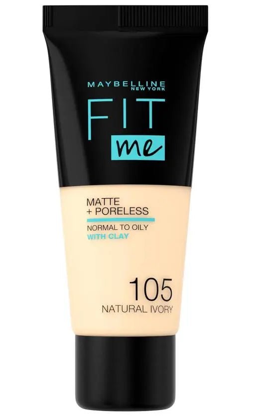 Image of Maybelline Fit Me Matte + Poreless Foundation - 105 Natural Ivory