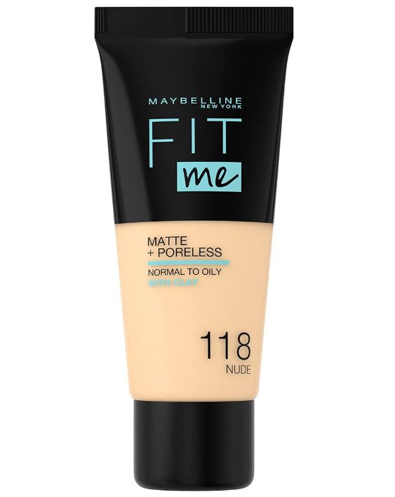 Image of Maybelline Fit Me Matte + Poreless Foundation - 118 Nude