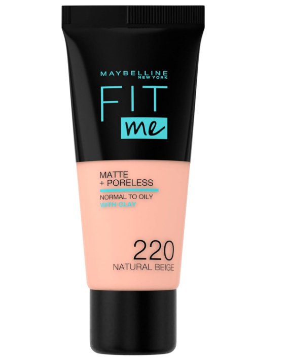 Image of Maybelline Fit Me Matte + Poreless Foundation - 220 Natural Beige