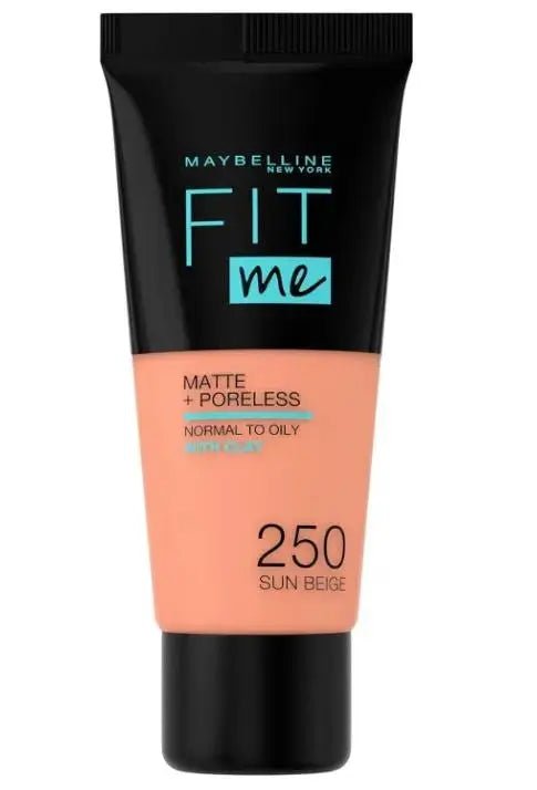 Image of Maybelline Fit Me Matte + Poreless Foundation - 250 Sun Beige