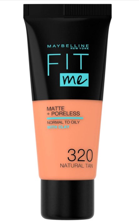 Image of Maybelline Fit Me Matte + Poreless Foundation - 320 Natural Tan