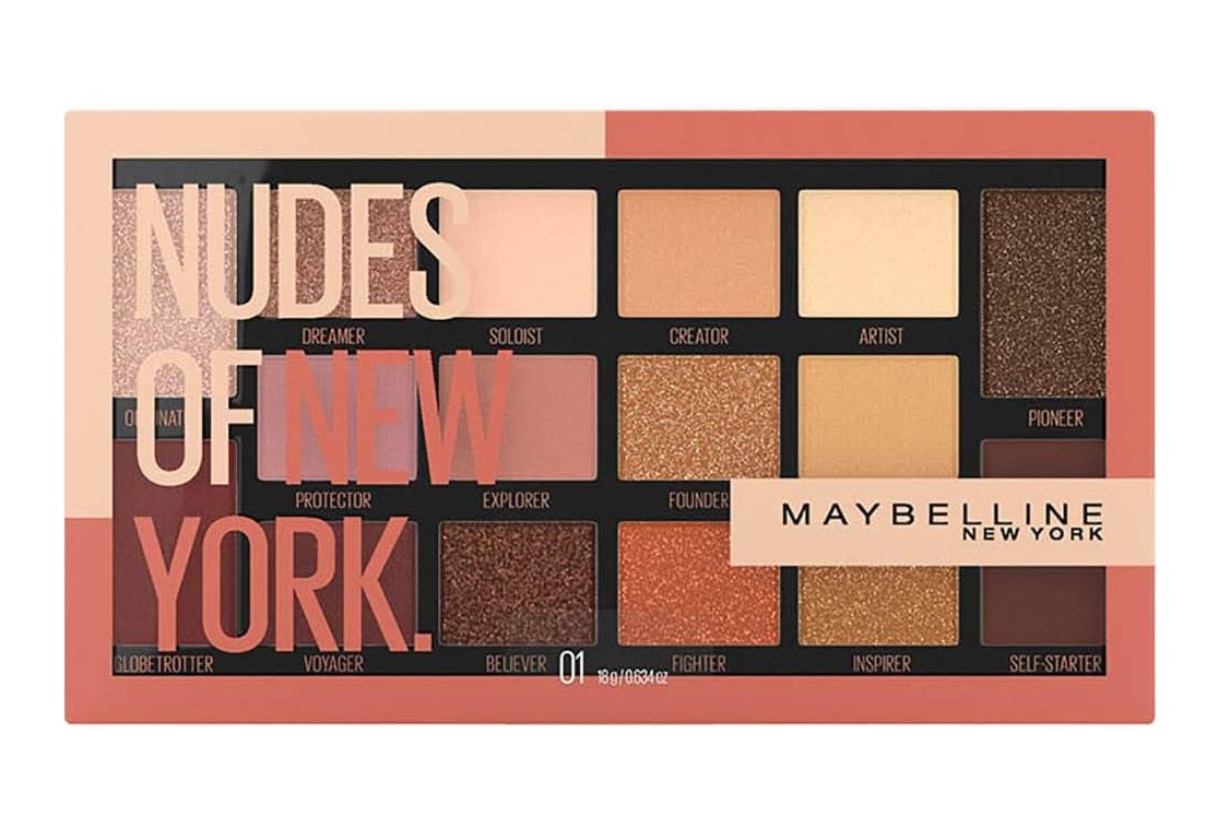 Image of Maybelline Nudes of New York Eye Shadow Palette - Nude