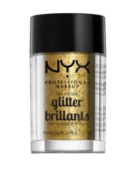 NYX Professional Makeup Face & Body Glitter - Gold