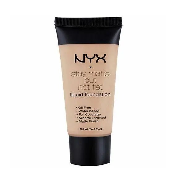 Image of NYX "Stay Matte But Not Flat" Liquid Foundation - 16 Porcelain