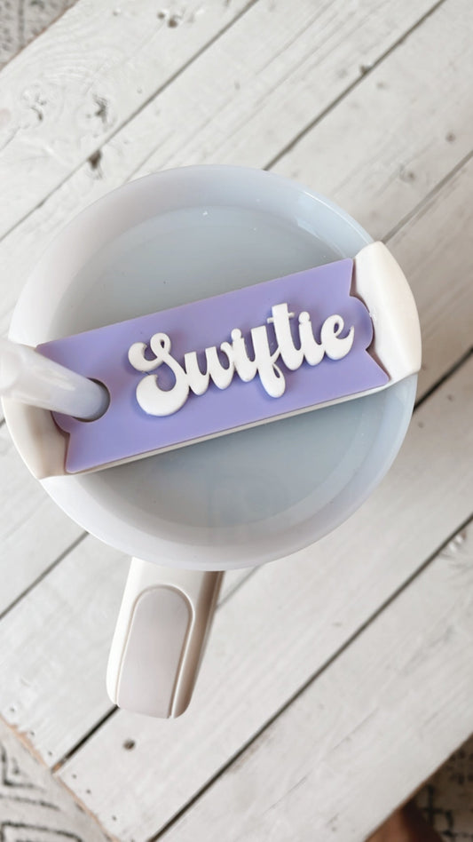 CUSTOM* Stanley Cup Name Plate to Match POOL BLUE – My Fair Ellie