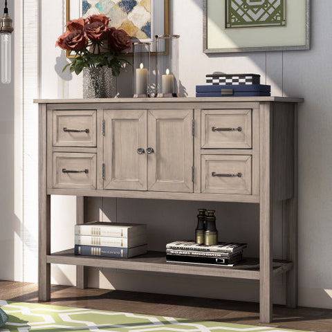 Eye-catching Console Table With Storage