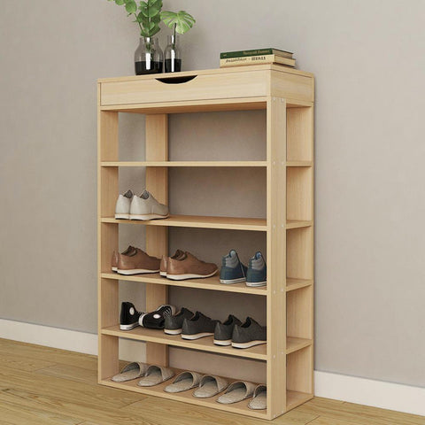 Linear 5-Tier Shoe Rack for Entryway